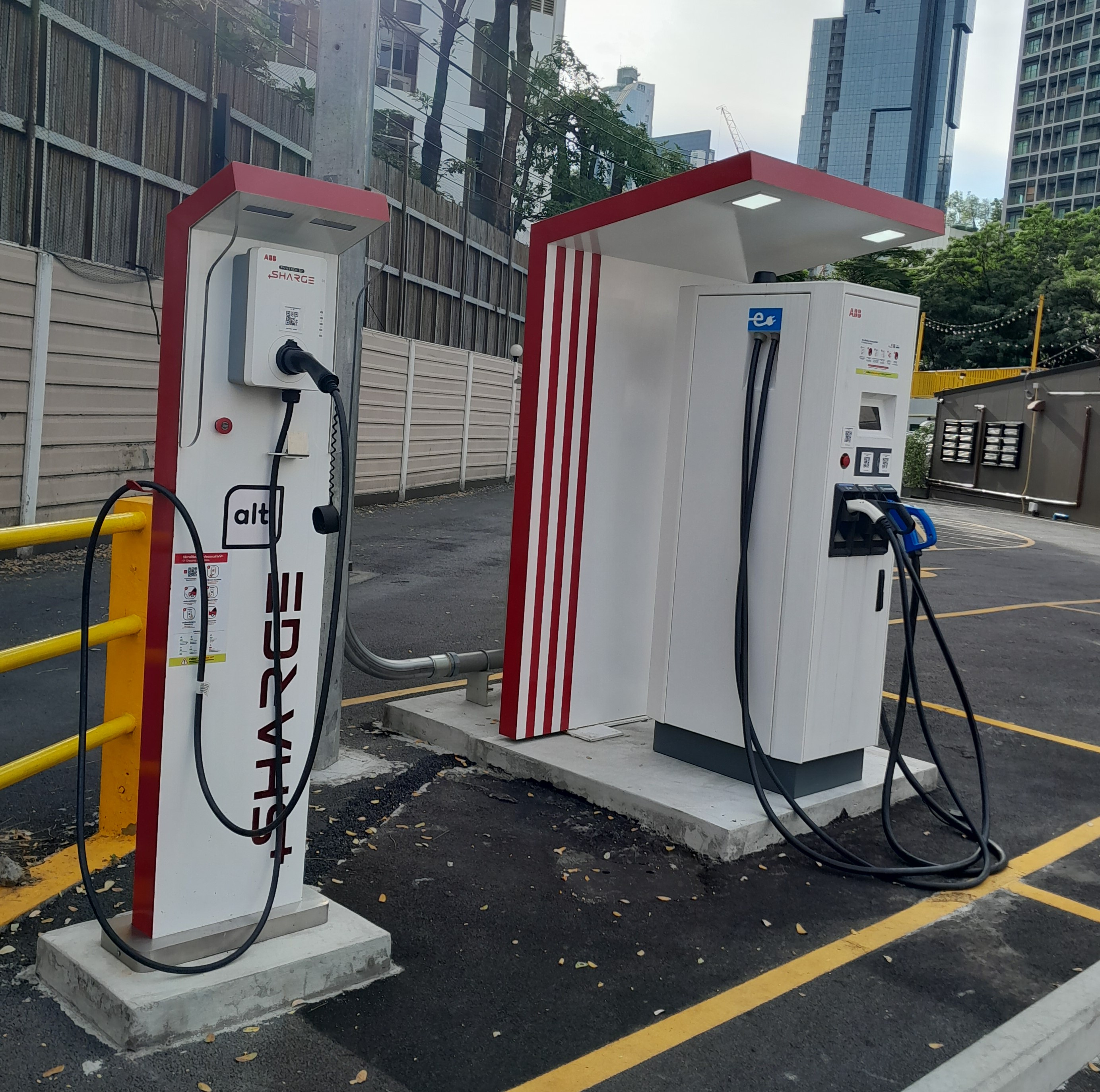 Image of Public EV charging points in Bangkok 